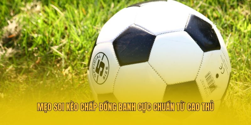 Mẹo soi kèo chấp đồng banh cực chuẩn từ cao thủ